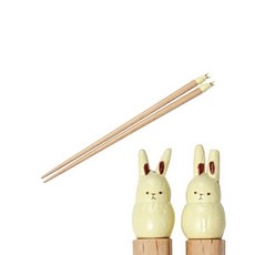 캐릭터 우드 젓가락 - 토끼 dre+168Ow