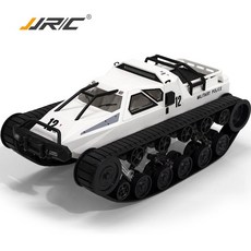 고속 RC 원격 제어 탱크 자동차 라이트 리모컨 메카 전차 충전식 장갑차, 공식 규격 배터리 1개, A. 고속 드리프트 스프레이 탱크 차량  흰색