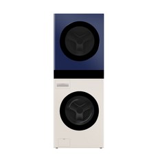 LG 트롬 AI 오브제컬렉션 워시타워 WA2525EYZF 세탁25kg 건조25kg, 네이처 네이비 + 네이처 베이지