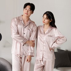 토토와모모 신혼부부 결혼 여성 커플 실크 잠옷