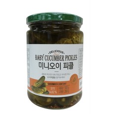 미니오이피클, 3개, 500g