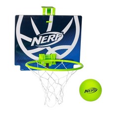 NERF Nerfoop 클래식 미니 폼 농구공 및 농구 링 문에 거는 실내 실외 놀이 1972년부터 가장 좋아하는 제품, 초록색