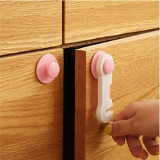용품 잠금 서랍 아기 안전 문열림방지 장치, 블루
