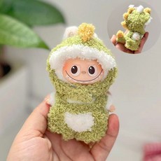 더몬스터즈 4세대 내마음속의 비밀번호 10cm 인형호환 인형옷 미니몬스터 인형옷 형옷만 인형불포함, 그린 드래곤 세트, 1개
