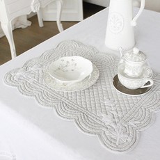 [AK플라자] [꼬떼따블] 카밀리아 코튼 플레이스매트, 단품, -