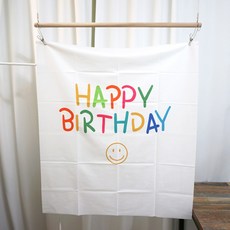 벨벳 깔끔마감 선명한레터링 패브릭 포스터 생일축하4