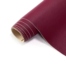 가죽 수리 패치 셀프접착 소파 1장 쿠션 스티커 PU, 30x137cm, Wine Red