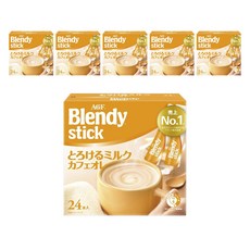 블랜디 스틱 녹는 밀크 카페오레, 6개