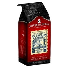 COFFEES of HAWAII 夏威夷莫洛凱風格咖啡, 研磨咖啡, 1個, 227g