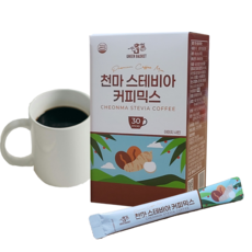 (무료배송)나만의 건강한 웰빙 카페/천마 스테비아 커피믹스 288g(9.6g x 30티)+맥심 모카골드 제로 슈거 커피믹스 230g(20티), 9.6g, 1