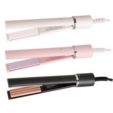 【3Q髮品】粉紫/白/黑 Fodia 富麗雅 S-12-P 口袋迷你離子夾 造型夾 平板 離子夾, 鐵灰色, S-12-G/W/P