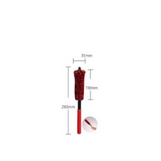 자동차휠청소 휠 바퀴 청소 범용 세차 휠 브러시 울 브러시 휠 타이어 브러시 자동차 청소 브러시 ​​세차 휠 클리너 세척 액세서리 협력사 작은 크기 1개, s