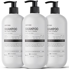 [모발빠짐 80% 개선] 1+1+1 센티베르 맥주효모 탈모샴푸 1000ml 대용량 약산성 바이오틴 비오틴 정수리냄새 여성 남성 남자 여자, 3개, 1L