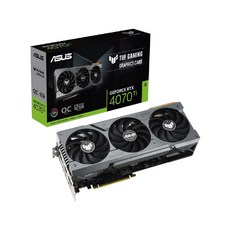 ASUS TUF Gaming 지포스 RTX 4070 Ti O12G OC D6X 12GB, TUF-RTX4070TI-O12G-GAMING