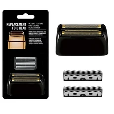 바이빌리스프로 무선 메탈 더블 포일 면도기 FXFS2용 전문가용 교체용 및 블레이드 세트 커터 헤드), 01 BLACK