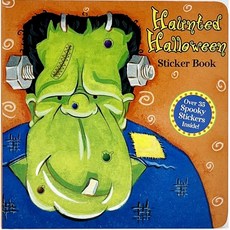 유령들의 할로윈 Haunted Holloween 영유아 영어 스티커 보드북 영어책 원서 그림책