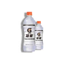 게토레이 제로 무라벨, 600ml, 6개