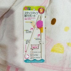 多功能兒童學習筷(粉/綠) - 寶寶學習餐具，安全無毒，輕鬆學會使用筷子, 1個, 粉