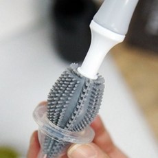 아기 젖병 젖꼭지 청소 주방 세척도구, 퍼플