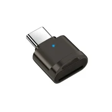 아연 합금 쉘 타입 C TF 리더 USB to 어댑터가 있는 SD 카드 노트북 맥북 삼성 갤럭시에 적합, 07 Type-C Black