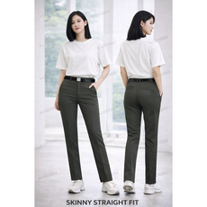 네파 NCKN 네파 여성 스키니 스트레이트 팬츠 #슬림핏 #다리라인보정 #밴딩허리 #데일리바지 #아웃도어겸용 7L21604