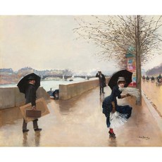 Le vent 아트포스터 감성선물 베로, 그림만(캔버스지), 21x25.8