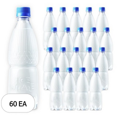 광동제약 아이스웨일 플레인 탄산수 무라벨, 500ml, 60개