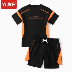 兒童泳衣 男孩長袖泳衣男童分體泳衣寶寶泳衣 速幹游泳衣泳褲套裝