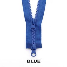 5# 60/70/80/90/100/120/150 cm 금속 지퍼 플래티넘 오픈 엔드 자동 잠금 봉제 의류, 01 5 #, 01 80cm, 12 Blue