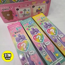 볼꾸 파츠 볼펜꾸미기 세트 키트 DIY 재료, 3개, 색상별