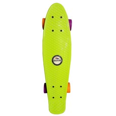 타보 어린이 초등 입문 크루져보드 크루저보드 미니 스케이트보드, 라임그린, 1개