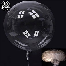 10/20/30/50pcs 10/12/16/18/20/24/36inch 투명 보보 풍선 클리어 버블 생일 파티 웨딩 베이비 샤워 장식 용품, 18inch, [01] 10pcs