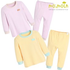 모이몰른 유아 밤부 실내복 세트