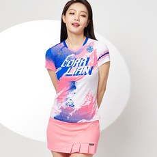 코랄리안 배드민턴 탁구 테니스 피클볼 기능성 반팔 티셔츠 여성 CRTC2336