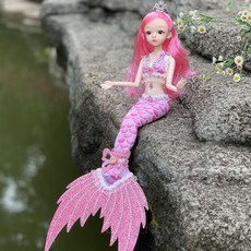 비브랜드 인어공주 인형 피규어 장난감 공주인형 인형놀이 마론 구체관절인형 50종 핸드메이드 선물 호환, 40~49cm(의상에 따라 상이), B29, 1개