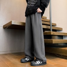 秋冬新款 羊羔絨內里刷毛運動褲 發熱褲 休閒直筒褲 加絨加厚 韓版大尺碼 保暖長褲 男女同款棉褲