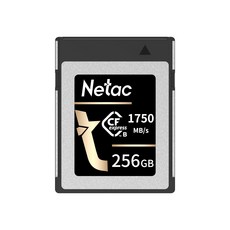 Netac CF CFexpress Type B 256GB 1750MBs 1650MBs 8K 카드 읽기 최대 쓰기 최대 녹화 지원 고속 연속 촬영 및 여행 사진용 5년간, 1개