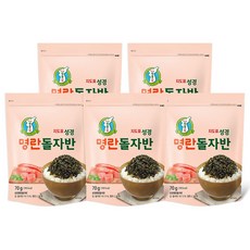 [성경김본사] 지도표성경김 명란돌자반 70gx5봉, 70g, 5개