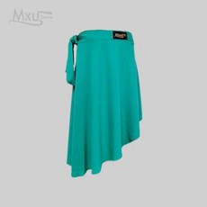 도트 반짝이 랩스커트 언발란스 망사 댄스복