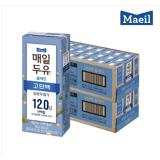 매일두유 고단백 플레인 저당두유 190ml 48개