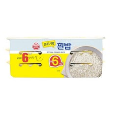 오뚜기밥 흰밥 630g(210gx6개), 없음, 상세설명 참조, 없음