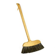 원목빗자루 서서쓸기 집들이선물 카페빗자루 머리카락청소 방비, 1개