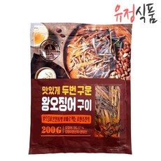 정화 왕오징어구이 맛있게 두번 구운 왕오징어구이 본연의맛 바로먹는 안주간식, 200g, 1개