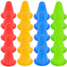 땅떼아 미니꼬깔콘 훈련 스텝 칼라콘, 20개, 혼합ee