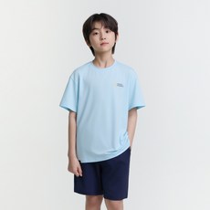 내셔널지오그래픽 키즈 K252UPB902 냉감 5부 상하 SET AQUA 842928