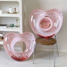 보행기 손잡이 하트 튜브 65cm, 1개, 레드펄 일반튜브