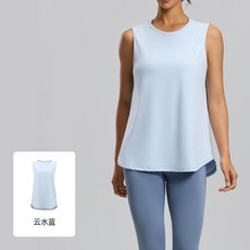 寬鬆美背網紗運動上衣 女 瑜伽跑步健身速乾訓練背心