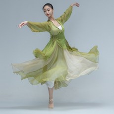 무용 워십복 무용복 풀치마 입시 연습 한국 댄스 의상