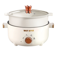 대용량 다기능 온도조절 가정용 전기멀티쿠커 전기찜기겸용 3L, 백색