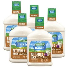 히든벨리 버터밀크 랜치 샐러드 드레싱 앤 토핑 Hidden Valley Buttermilk Ranch, 5개, 1.06L